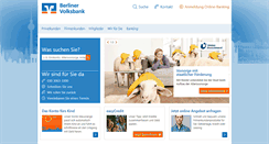 Desktop Screenshot of berliner-volksbank.de